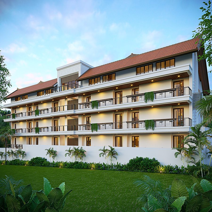 Serenity Twin Serviced Apartments Babakan Canggu - Back view