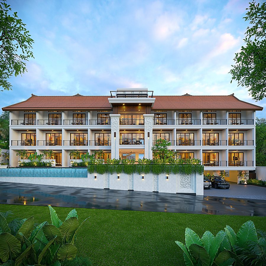 Serenity Twin Serviced Apartments Babakan Canggu - Front3